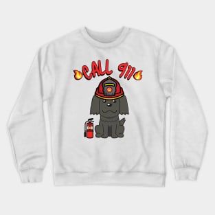 Firefighter Sheepdog Crewneck Sweatshirt